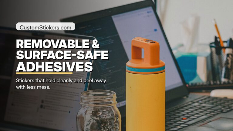 Why CustomStickers.com Is The Best Choice For Removable And Surface-Safe Adhesives
