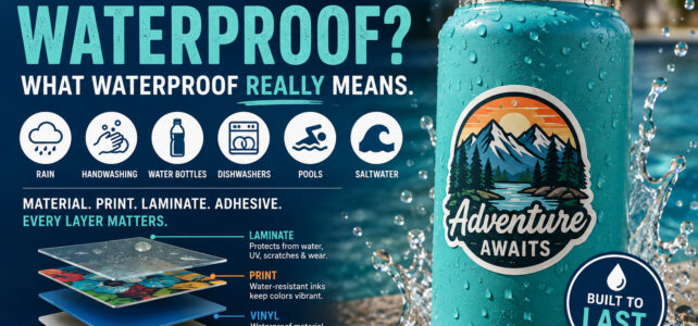 Are Vinyl Stickers Waterproof? What Waterproof Really Means